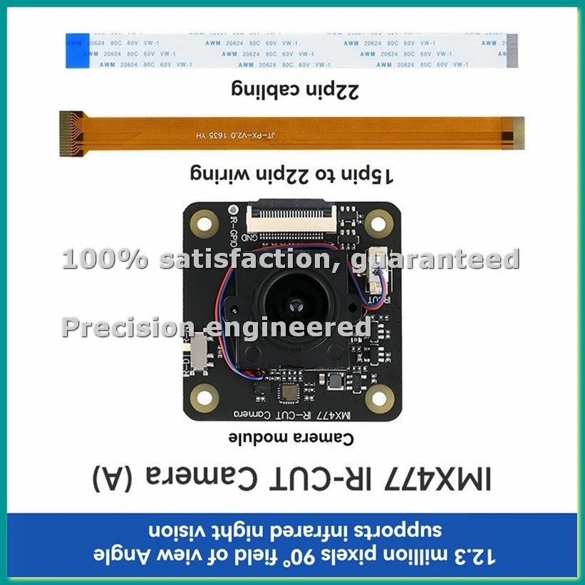 IMX477 IR-CUT Camera Module for 12.3 Megapixel Camera Module Compatible with Series Motherboards-TCES