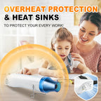 220V Hot Air Gun Soldering Temperature Blower Gun DIY Crafts Electric Power Hot Dryer Mini Heat Gun For Shrink Tubing Car Wrap
