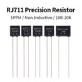 RJ711 0.01% 5PPM 0.25W 0.5W 1W Precision Resistor 10R 100R 250R 1K 10K Non-Inductive Sampling Resistor