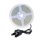5V USB 3mm PCB COB LED Strip Light with Switch Dimmer Remote Control 320 LEDs High Density Linear Lighting Flexible Tape Lamp