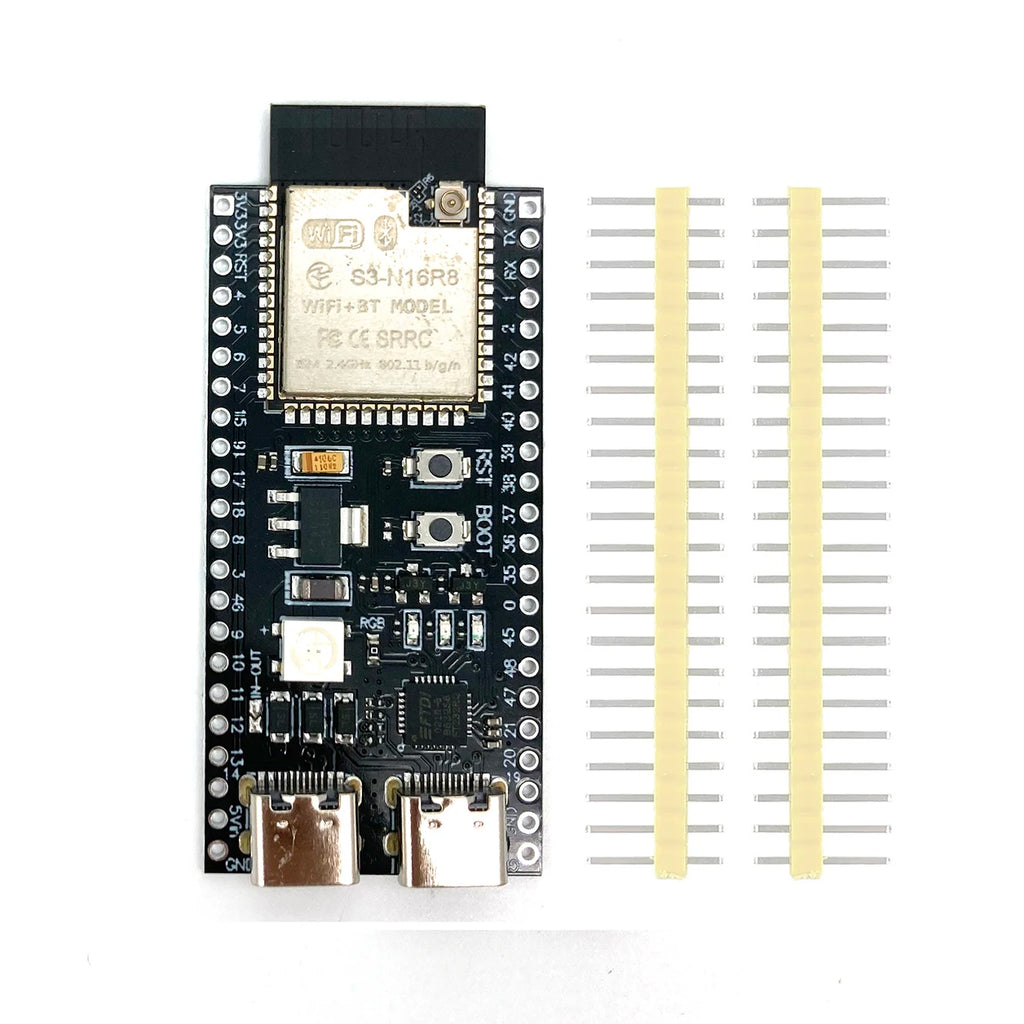 ESP32 S3 Development Board 44Pin Expansion Adapter Kit ESP32S3 2.4G Wifi BT Module MCU ESP32-S3-WROOM1 N16R8 Type-C ESP32-S3