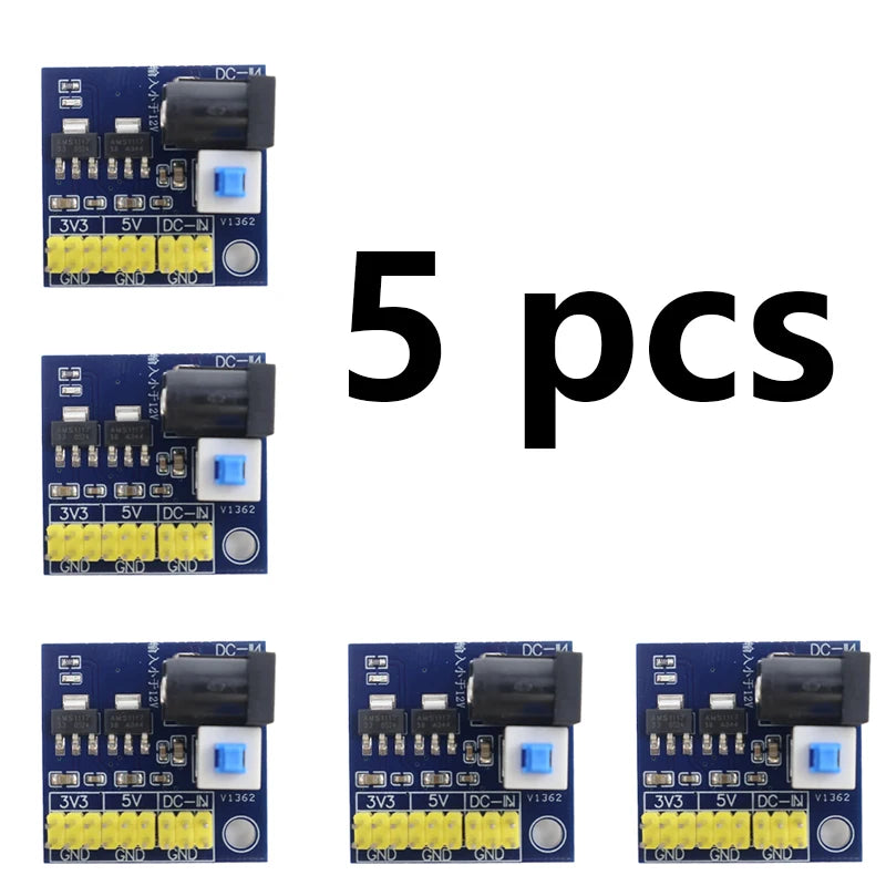 DC-DC Triple Output Power Module 3.3V 5V 12V 800mA Buck Converter Bank for Arduino ESP32 ESP8266 STM32 Electronics DIY