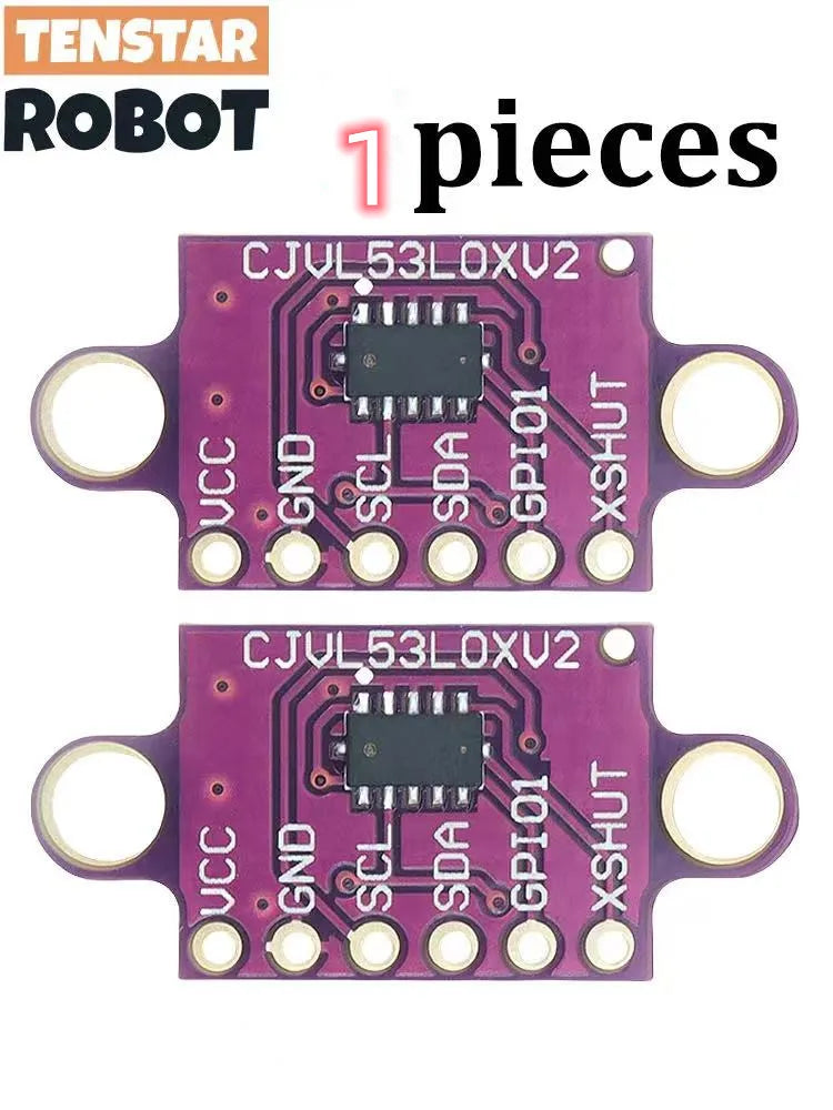 TENSTAR VL53L0X Time-of-Flight (ToF) Laser Ranging Sensor Breakout 940nm CJVL53L0XV2 Laser Distance Module IIC