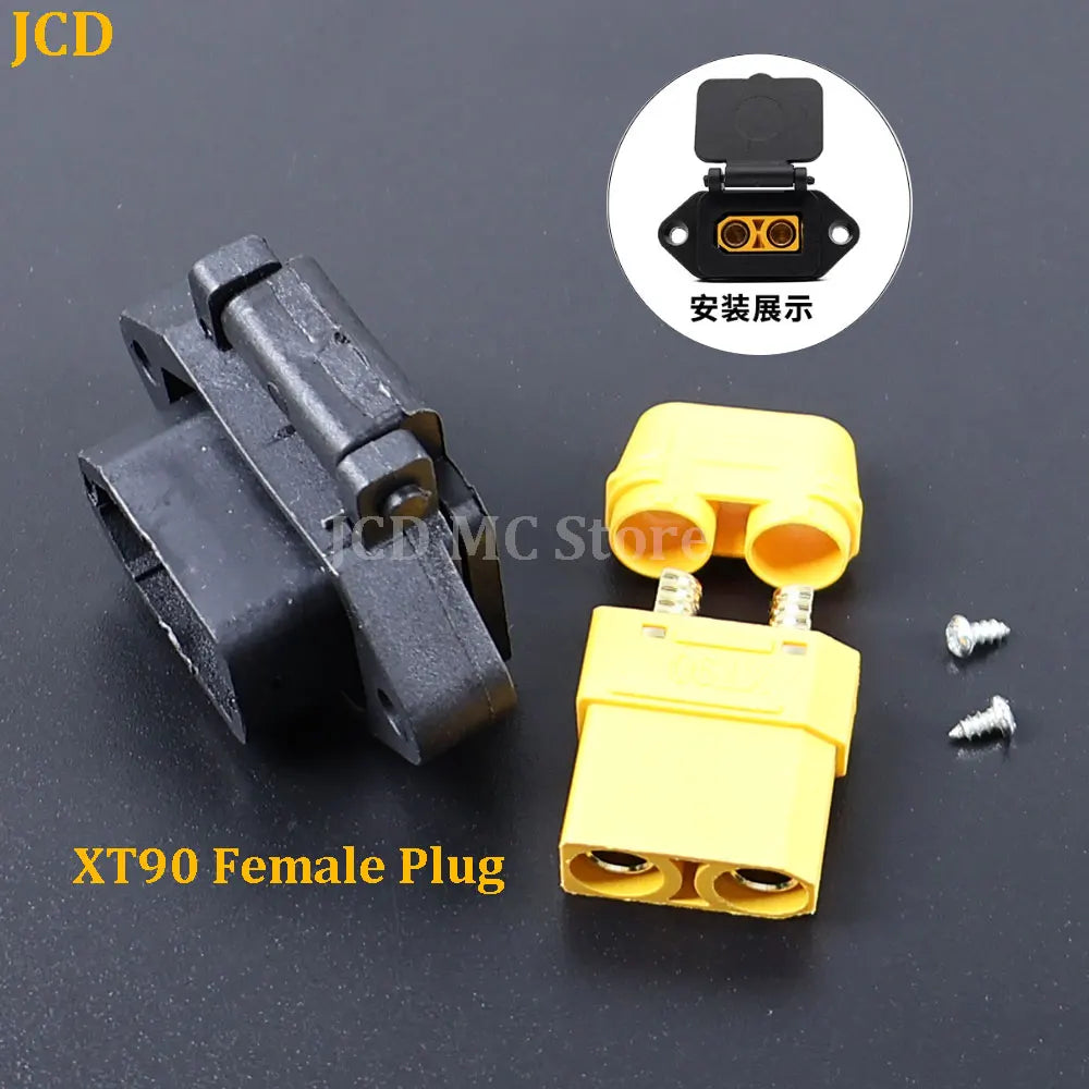 XT90S Anti-fire Electric Vehicle Lithium Battery Modification Interface QS8-S Power Charging Plug XT90 Male Female Diamond Shell