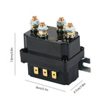 12V 500A Winch Remote Contactor 5000-7000 Lbs Winch Control Solenoid Relay Twin Wireless Remote Recovery For Car JeepsUniversal