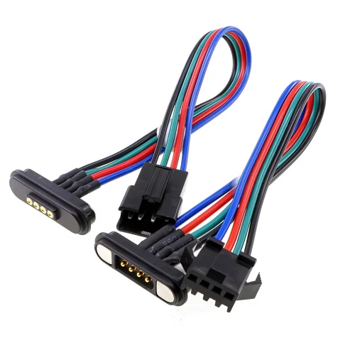 RTLECS Magnetic Connector RC Car Drone JST JR 24V 3A DC Power Battery Charger SM Led Strip Blind Connect USB Cable 2/3/4 Pin
