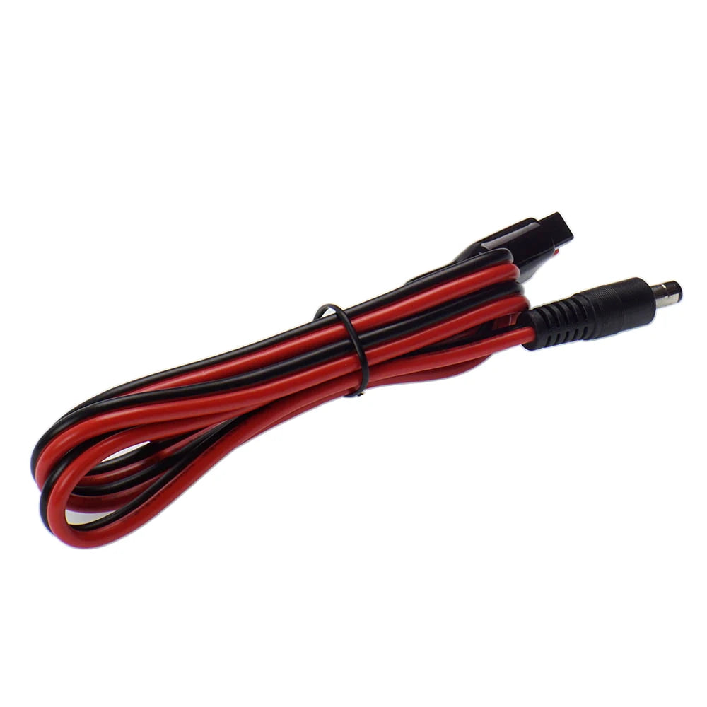 1m cable 5.5mm x 2.1mm male DC to Anderson Connector Solar Charging  14AWG  Power Plug  For Portable Generator Solar Panel