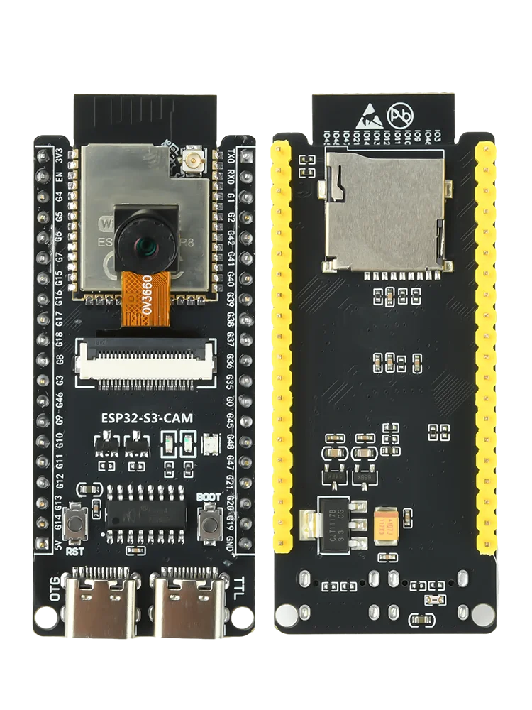 ESP ESP32-S3 CAM WiFi Bluetooth Development Board Module onboard ESP32-S3 N16R8 dual TYPE-C OV2640 /OV5640/OV3660 Camera