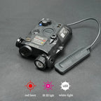 US Warehouse Tactical Gear PEQ15 PEQ Indicator Red Green Dual Laser/IR Light/IR Laser AR15 HK416 Hunting Accessory Fit 20MM Rail