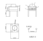 100PCS/20PCS 6*6*7 6*6*5 6*6*4.3MM Micro Touch Tactile Push Button Switch Horizontal Two-legged 7MM 5MM 4.3MM