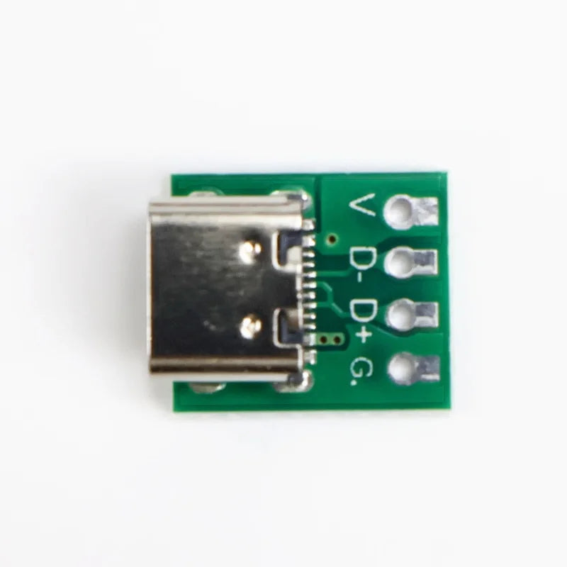 TYPE-C USB 3.1 Type-C Connector Test PCB Board Plate Adapter Socket For Data Line Wire Cable Transfer