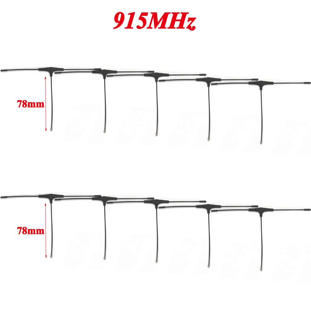 915MHz 2.4G T-type ELRS Antenna 78/120/220mm  IPEX 1 IPEX1 for FPV Drone TBS CROSSFIRE FRSKY R9mm R9MX ELRS Nano EP1 RX Receiver