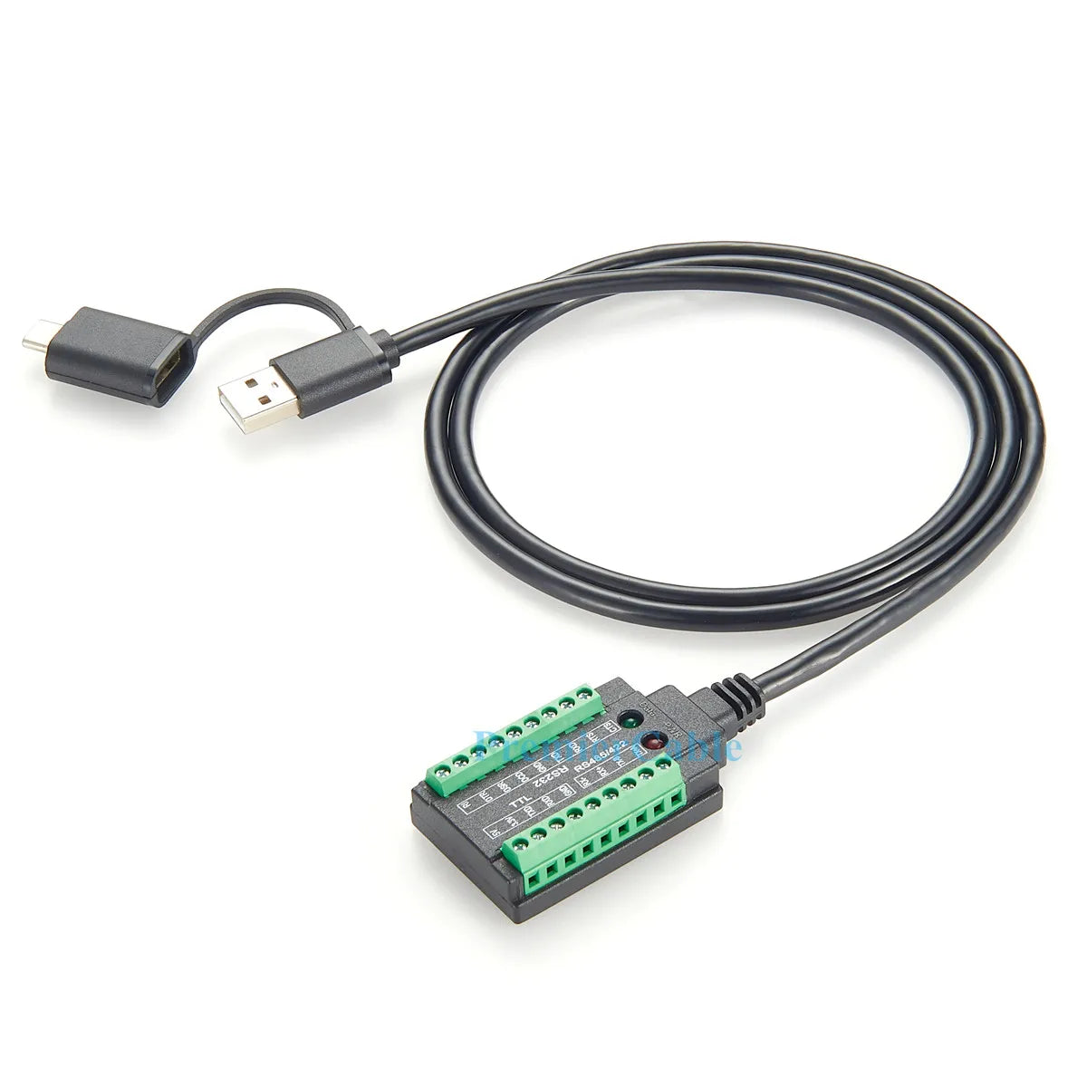 FTDI USB to RS232 RS485 RS422 TTL 3.3V 5V Serial Cable with FT232RNL Chip USB-C USB-A to COM Port Adapter Cable for Windows