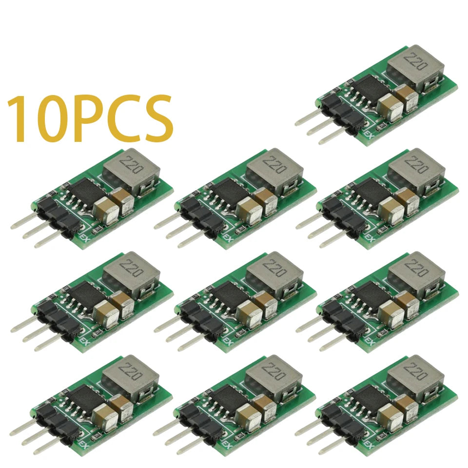 1-50pcs DC-DC Synchronous Rectifier Buck Converter Power Module 5.5V-32V Step-down 12V 24V 5V 1A Voltage Regulator LM7805
