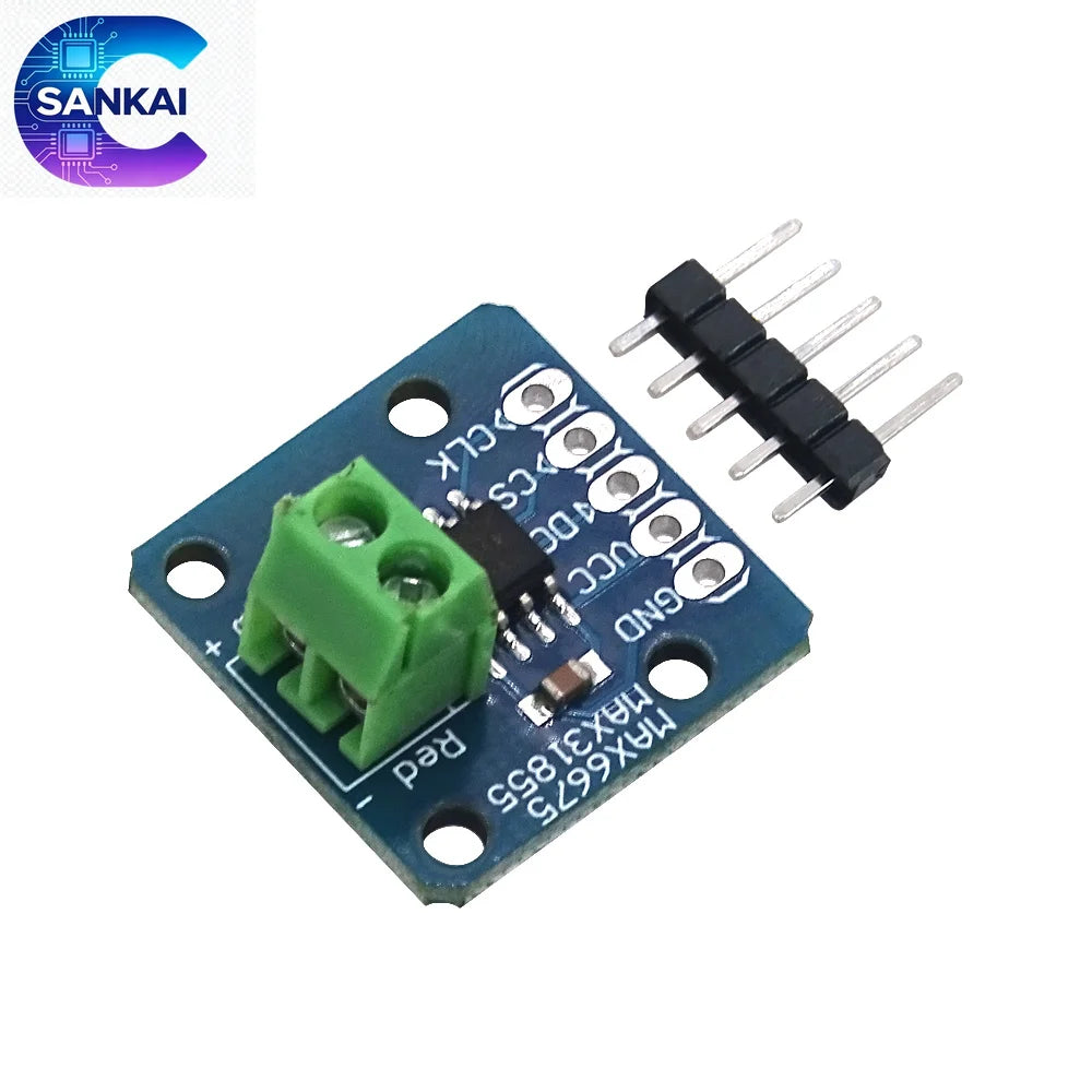 MAX31855 Thermocouple-to-Digital Converter Board, K-Type, SPI Interface for Arduino