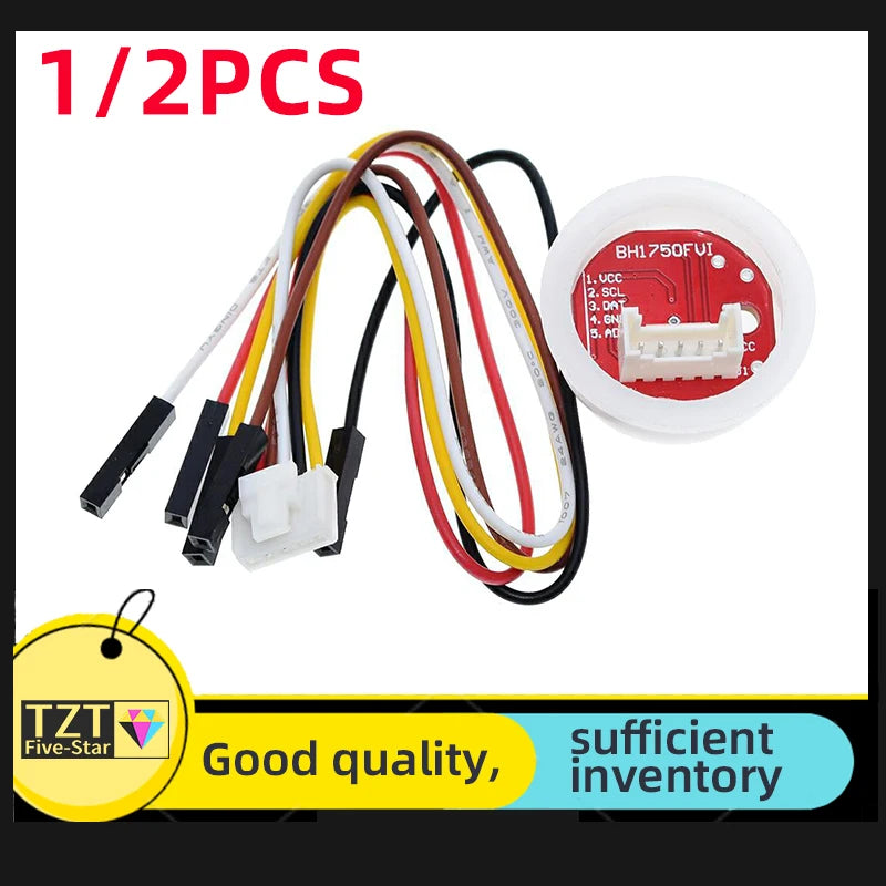 GREATZT 1/2PCS BH1750 BH1750FVI Chip Light Intensity Light Module Light ball for arduino