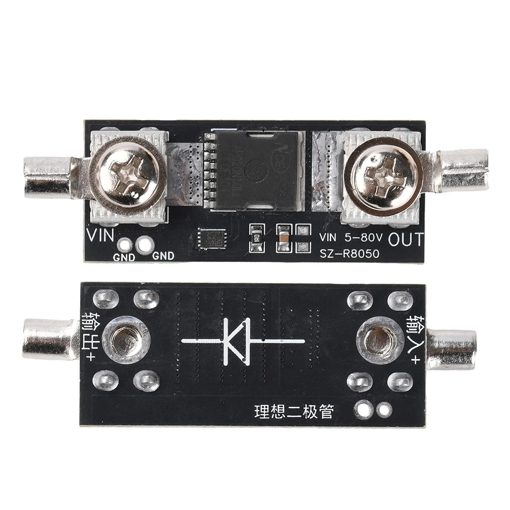 80V 50A High Current Ideal Diode Module for Solar Charging Circuit Reverse Current Protection