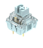 TTC Silent Bluish White Switches Tactile 42g Switch Rounded Sharp Tactility Long Spring Mechanical Keyboard RGB MX DIY Switch