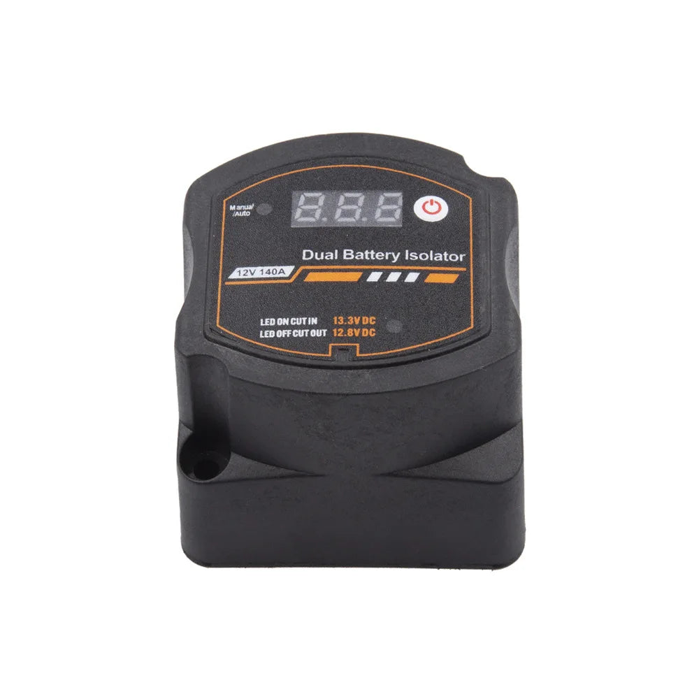 New Smart Dual Battery Isolator 12V 140A Waterproof Digital Voltage Sensitive Relay VSR Switch For Car RV Camper UTV Boat Marine