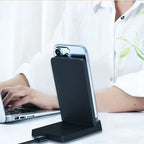 Magnetic Fast Wireless Charger Station For Magsafe iPhone 16 15 14 13 12 Pro Max Desktop Foldable Smartphone Charging Stand Dock