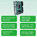 8-Bay C246 ITX NAS Motherboard 4x 2.5G LAN 2*M.2 NVME 8*SATA3.0 2*DDR4 PCIE 16X LGA1151 8th/9th Core Xeon Industrial Mainboard