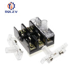 1PCS 6X30mm Glass Fuse Holder FS-101 Din Rail Mount Single Pole 6*30 Fuse Casing 0.5A ~ 30A