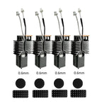 Toolhead Hot End For Snapmaker U1 Pre-installed Thermistor & Ceramic Heating Plate Quick Heating Hotend For U1 3D Printer Parts