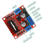 L298N DC Motor Driver Module L298N Stepper Motor Smart Car Robot Breadboard Peltier High Power L298 DC Motor Driver for Arduino