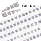 10PCS 2.2 3.3 4.7 6.8  0420 0520 33 47 68 UH 100UH 1UH 0630 0650 1040 1R0 2R2 6R8 SMD Molding Power Inductors 1UH ~ 47UH 10 15