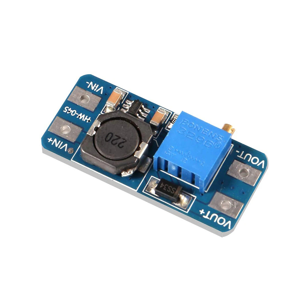 5/10PCS MT3608 DC-DC Step Up Boost Power Converter 2A Module Adjustable Step Up Voltage Regulator Board 2-24V to 5V-28V Output