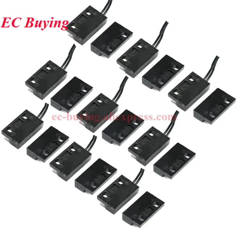 1-10Pcs PS-3150 Reed Switch Sensor PS3150 Normally Open NO Proximity Magnetic Door Window Contacts 30cm Wire Inductance Distance