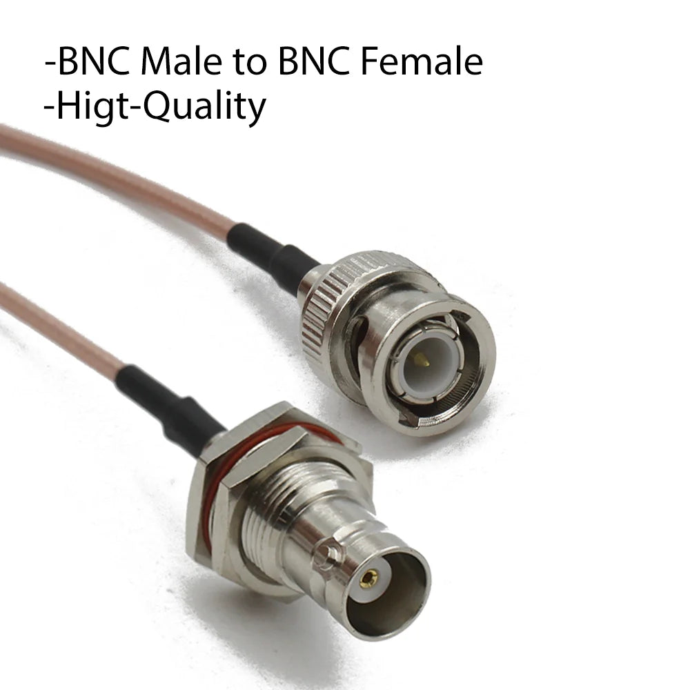 RG316 Q9 BNC Male To BNC Female Cable Coax Jumper Pigtail Cable Crimp Fast Delivery WiFi Antenna Extension Cable