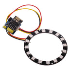 ESP8266 ESP-01 ESP-01S RGB LED Controller Module for Arduino IDE WS2812 WS2812B 16 Bits Light Ring Smart Electronic DIY