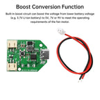 1/3/5/10PCS Type-C Fan Control Board Interface 9V Boost 3-Speed Rechargeable Circuit Board Charging Module USB
