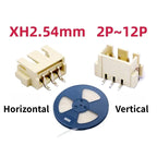 50pcs SH1.0mm/MX1.25mm/ZH1.5mm/PH2.0mm/XH2.54mm horizontal and vertical SMT SMT 2/3/4/5/6/7/8/9/10/11/12Pin