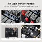 AIYIMA Upgraded A80 Power Amplifier TPA3255 DAC Bluetooth PFFB Stereo 300Wx2 Class D Digital Amp RCA TRS OPT COA USB Input