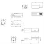 USB 3.0 and USB 2.0 Female Male Socket Jack Connector B Type 90°/180° Soldering PCB Connector Printer Interface