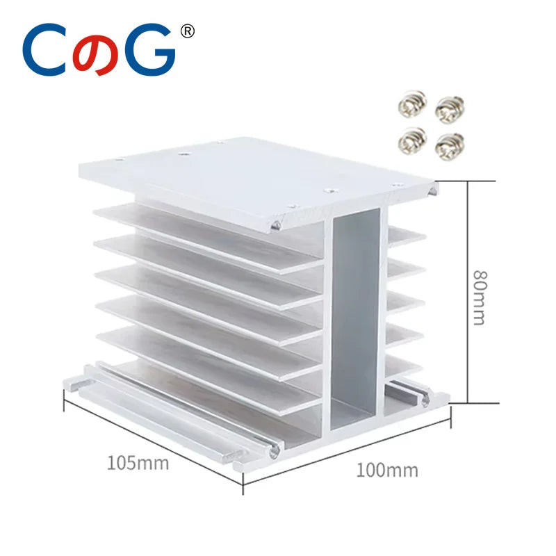 CG 3 Phase 10A 25A 40A DA 60A 80A 100A 150 200A Three Phase SSR 3-32V DC Control 24-480V AC Solid State Relay SSR AC Three DC-AC