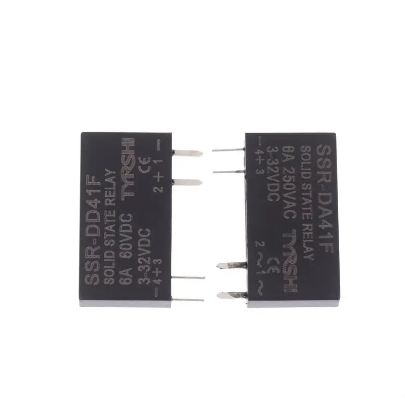 SSR-41FDD/41FDA Solid State Relays DC To DC Slim Relay Module 3-32VDC 6A Mini Relay Non-contact DIN Rail Relay