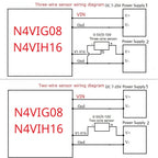 16CH RS485 Analog Input Module 0-5V 0-10V 4-20MA 0-20MA Current Voltage Collector N4VIH16 N4CIE16