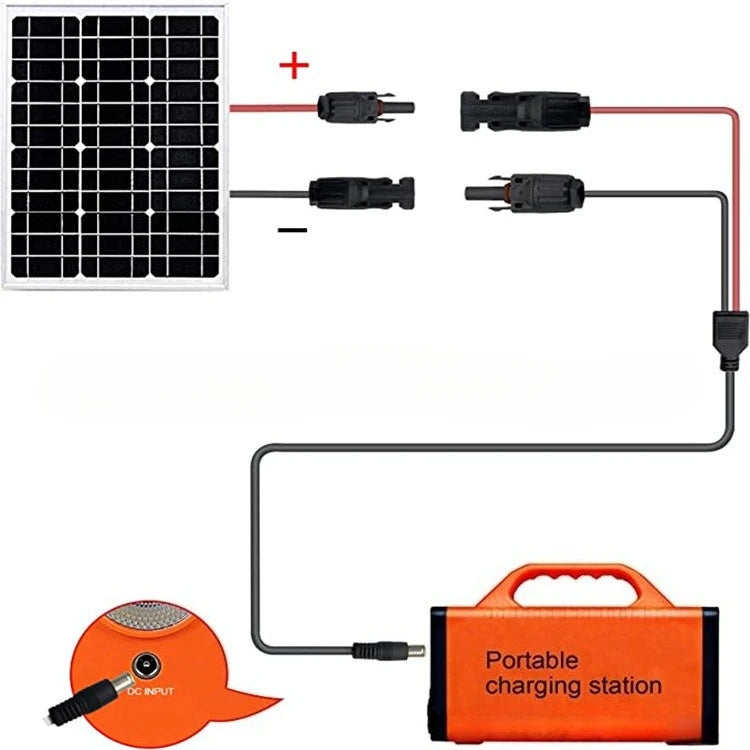 14AWG M，C-4 To Dc7909 Connection Cable M.C-4 Energy Storage Battery Conversion Cable Solar Photovoltaic Connection Power Cable