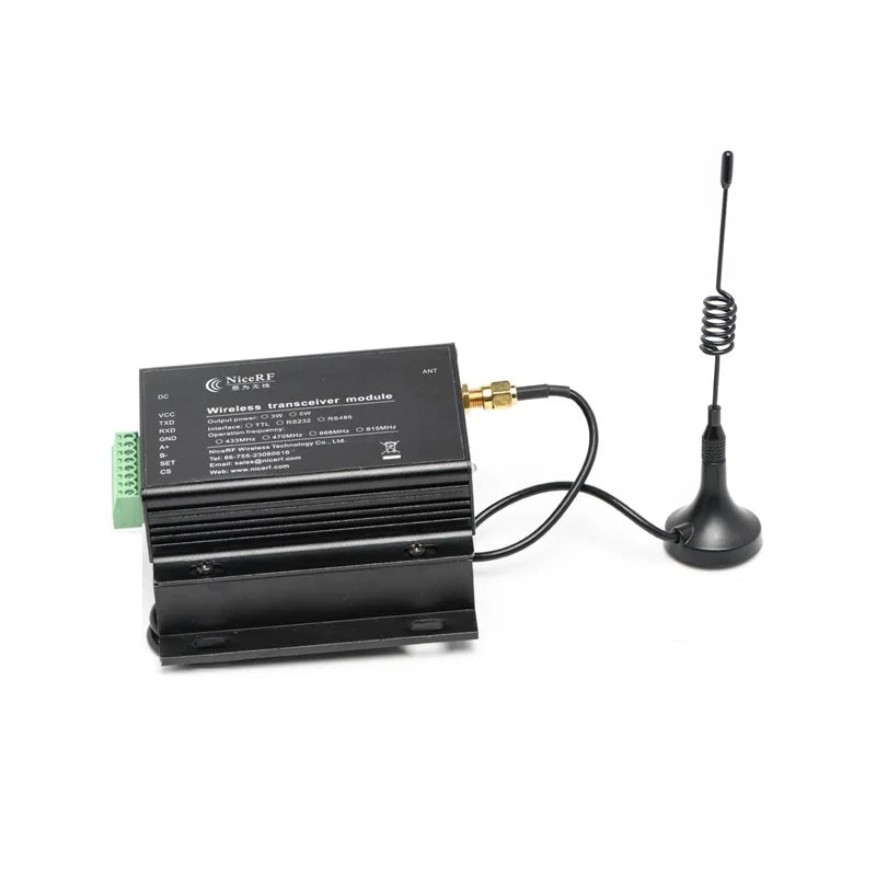 2pcs/lot lora6500pro - Long range 15Km 5W AES128 encrypted MESH network UART port 433 / 868 / 915MHz LoRa data module
