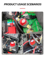 12-48V Car Isolator Disconnect Rotary Switch 275A On/Off Battery Power Cut Master Switch Disconnect Isolator for Car RV Boat