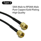 RG174 SMA to SMA Cable Male to Male extension jumper Pigtail male Adapter Cable my SMA  Antenna cable For WIFI 3G 4G GSM Antenna