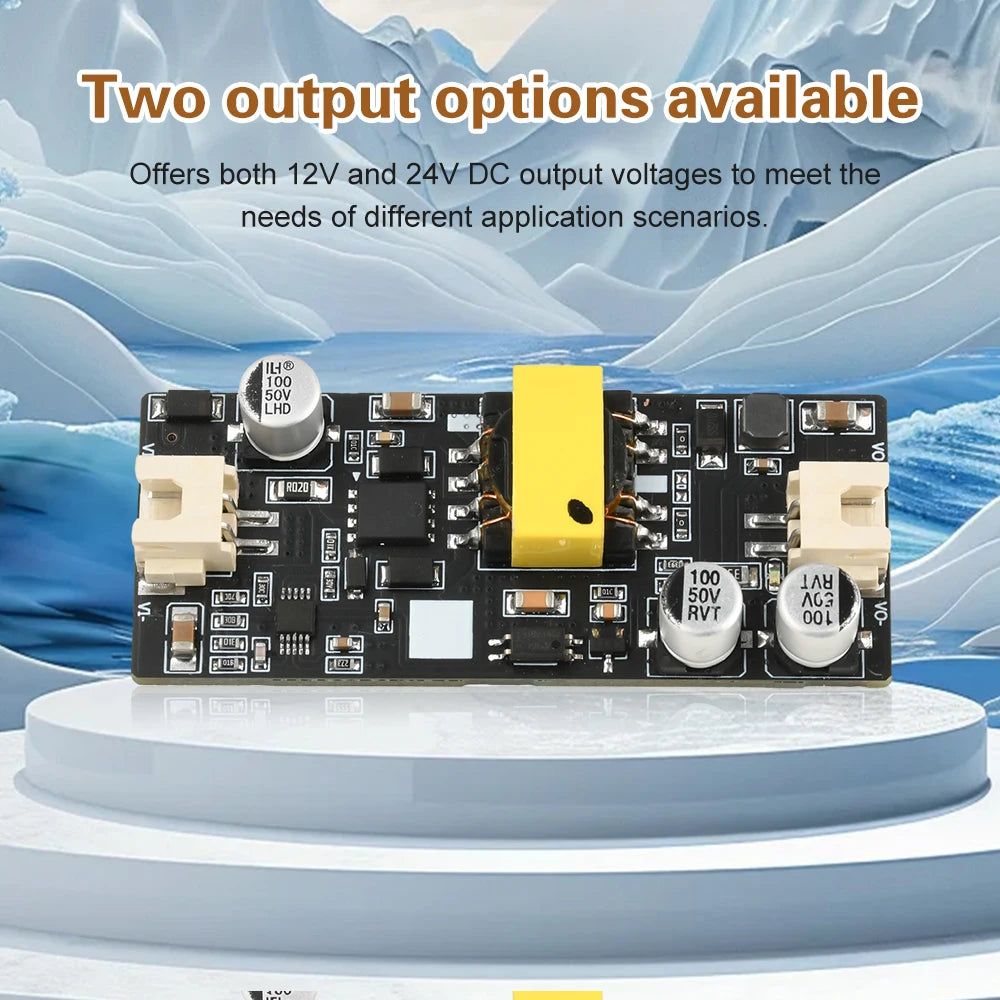 DC-DC DC Converter Isolated Power Supply Module Input 12-24V Output 12V24V Power 15W Singal/Double-ended Terminal Wire