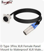 1pc Metal Round/D Type Module RJ45 CAT6&USB 2.0/3.0&Type C&HDMI-Jack Socket Through Network Panel Mounting Electronic Connector