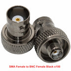 100PCS/Lot Wholesale RF Adapter Walkie Talkie SMA to BNC Connectors SMA Male to BNC Female Two-way Radio Converter For BaoFeng