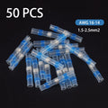 50/100/200Pcs Waterproof Solder Seal Heat Connector Shrink Butt Connectors Lug Terminals Electrical Wire Car Insulated Terminal