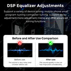 MEKEDE&NAVIFLY 4*50W Car DSP Amplifier Intelligent Car Audio System Universal Car Radio Digital Audio Processor Stereo Amplifier