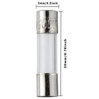 15 Values 150pcs Fast-Blow Glass Fuses Kit 5x20mm 250V 0.1 0.2 0.25 0.5 1 1.5 2 3 4 5 8 10 12 15 20A Packaging in Clear Plastic
